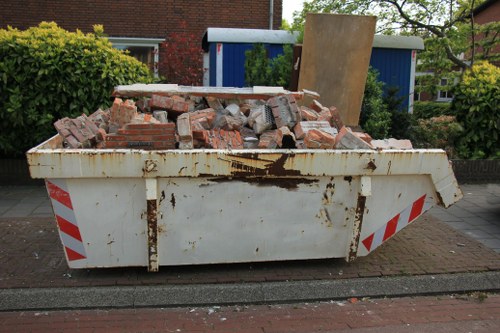 North London Rubbish Clearance Team at Work