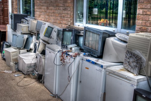 Various types of waste collected in North London